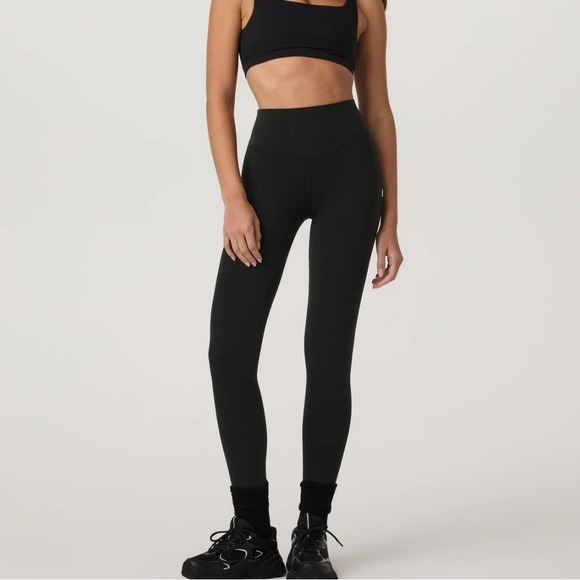 Vuori Pants - Vuori Womens L AllTheForm Pocket Leggings High Rise Yoga Athleisure Black Bliss